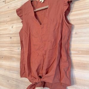 Womens size small top mauve